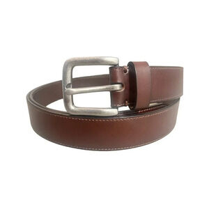 WOLFANT Brown Full Grain Leather Belt 59” Length